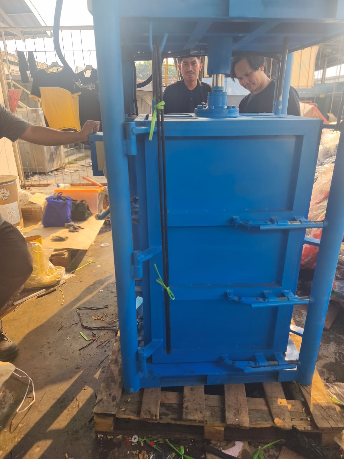 Delivered Press machine to customer